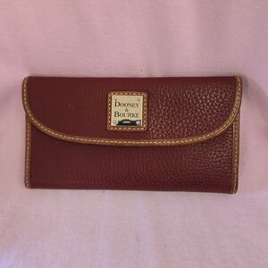 Dooney & Bourke Burgundy Leather Wallet